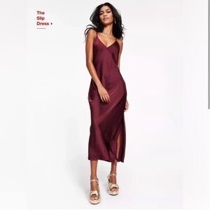 A New Day Burgundy Slip Dress - Size XSmall